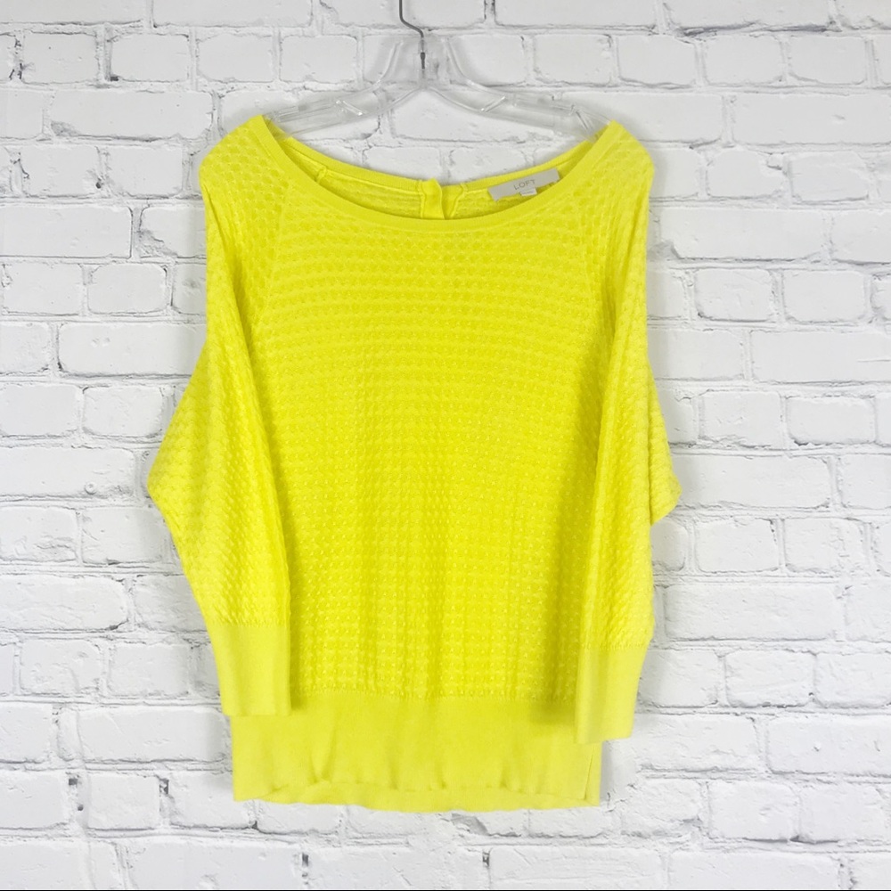 Ann Taylor Loft Yellow Sweater🌻